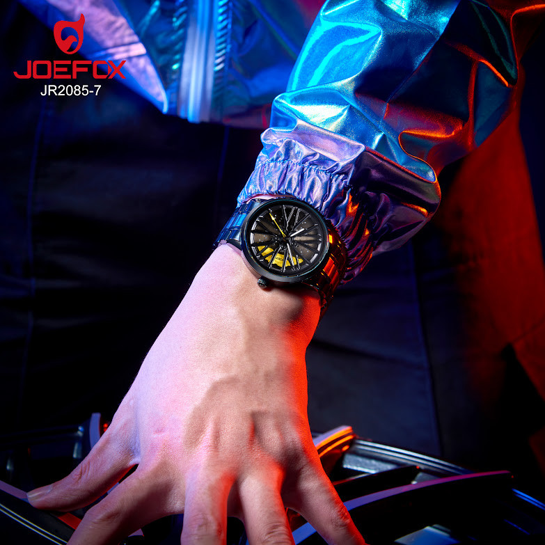 JR2085-7 AMARILLO RELOJ HOMBRE GIRATORIO