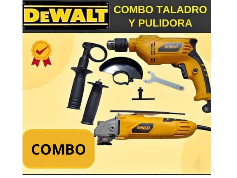 COMBO PULIDORA DEWALT