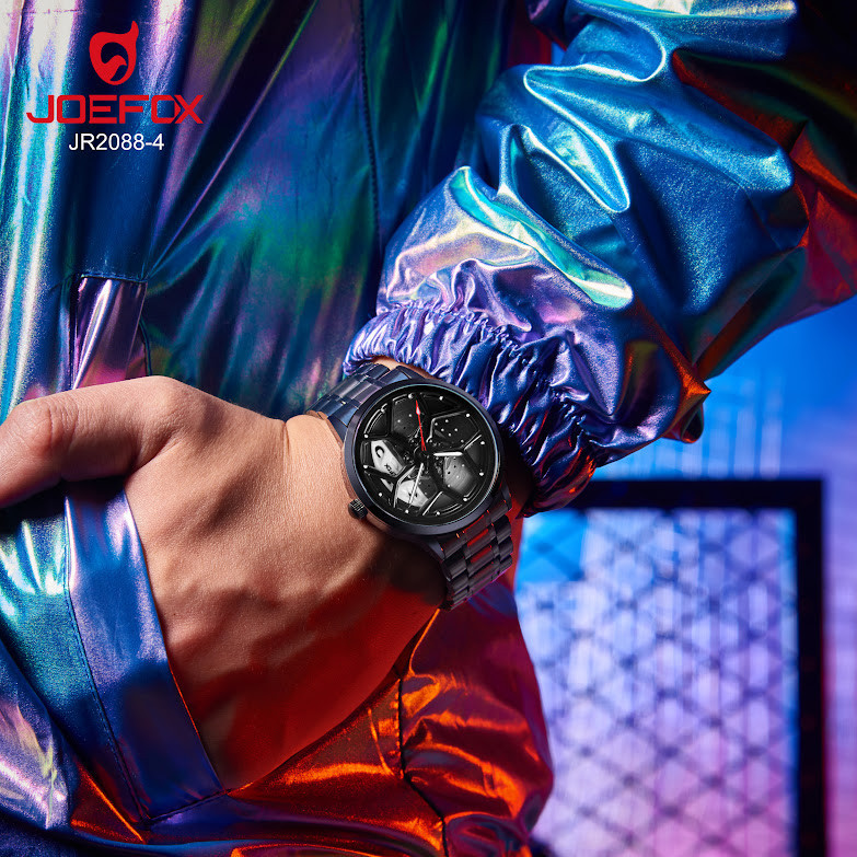 JR2088-4 BLANCO RELOJ HOMBRE GIRATORIO