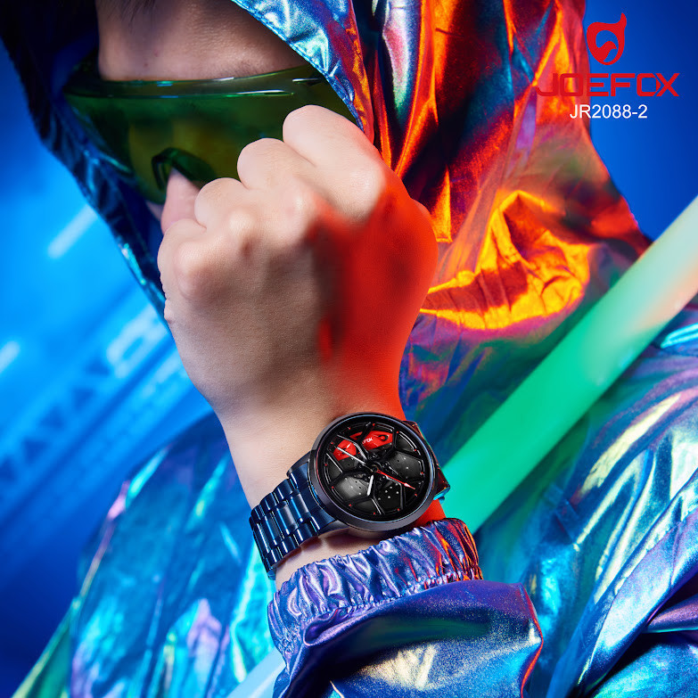 JR2088-2 ROJO RELOJ HOMBRE  GIRATORIO