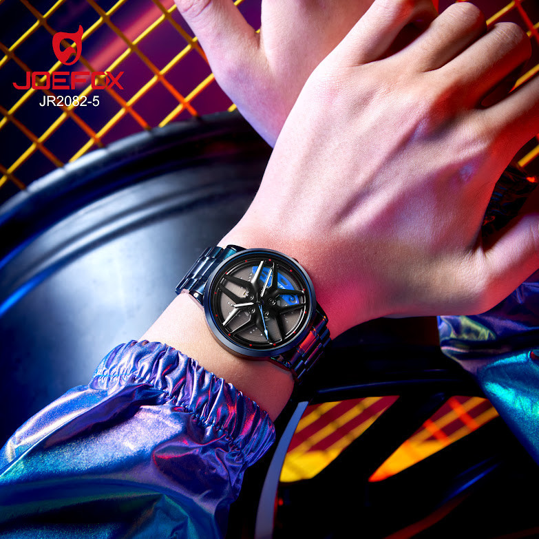 JR2082-5 AZUL RELOJ HOMBRE GIRATORIO