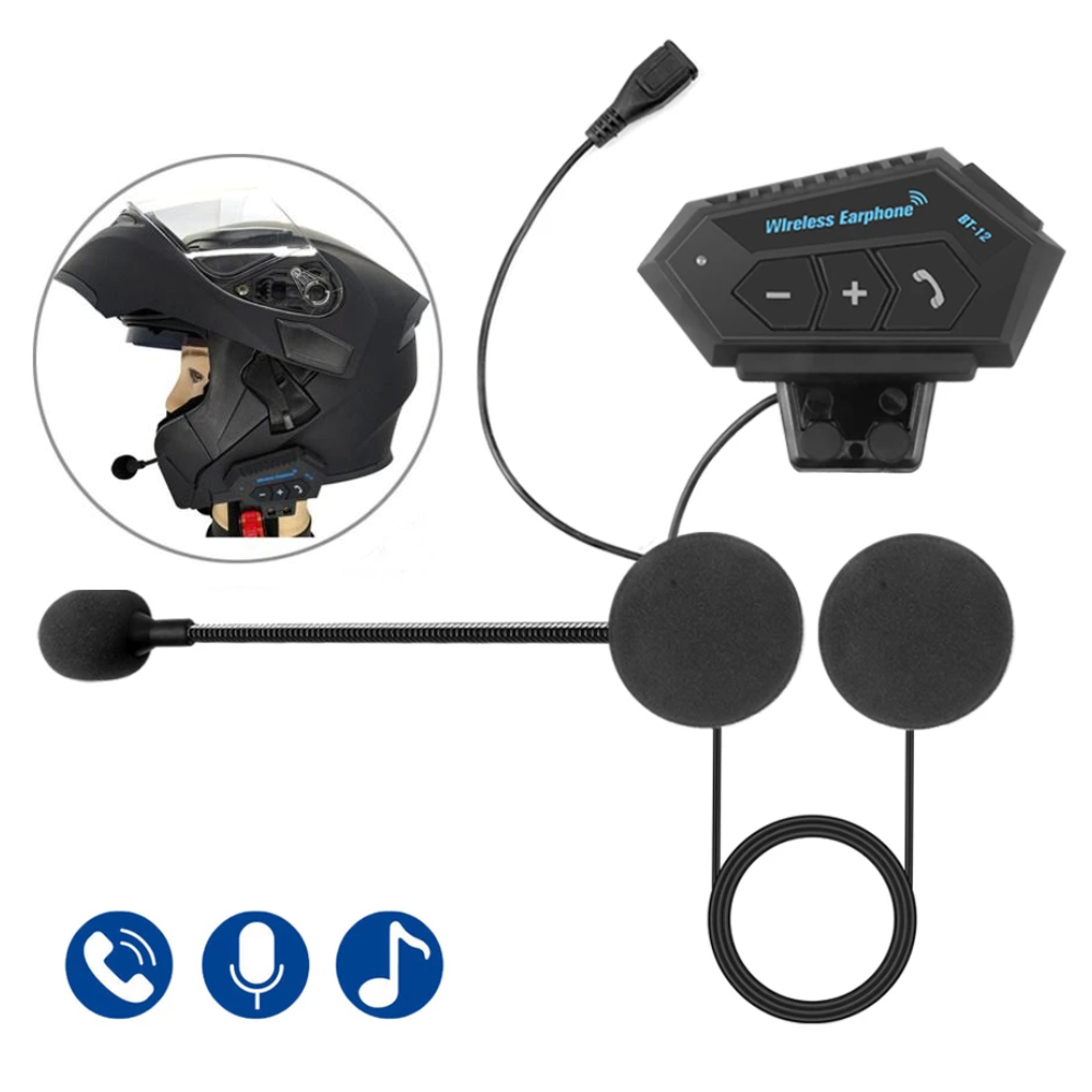 Intercomunicador Para Casco De Moto BT12