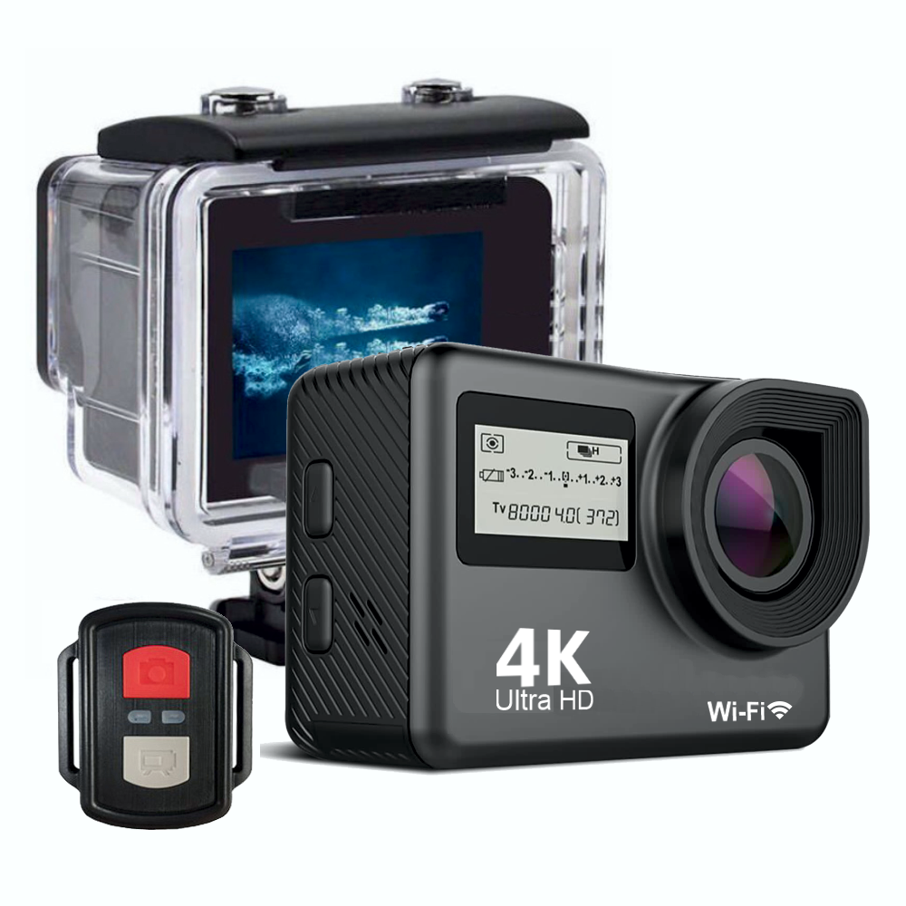 Cámara Deportiva Sumergible 30m K2 4K HD