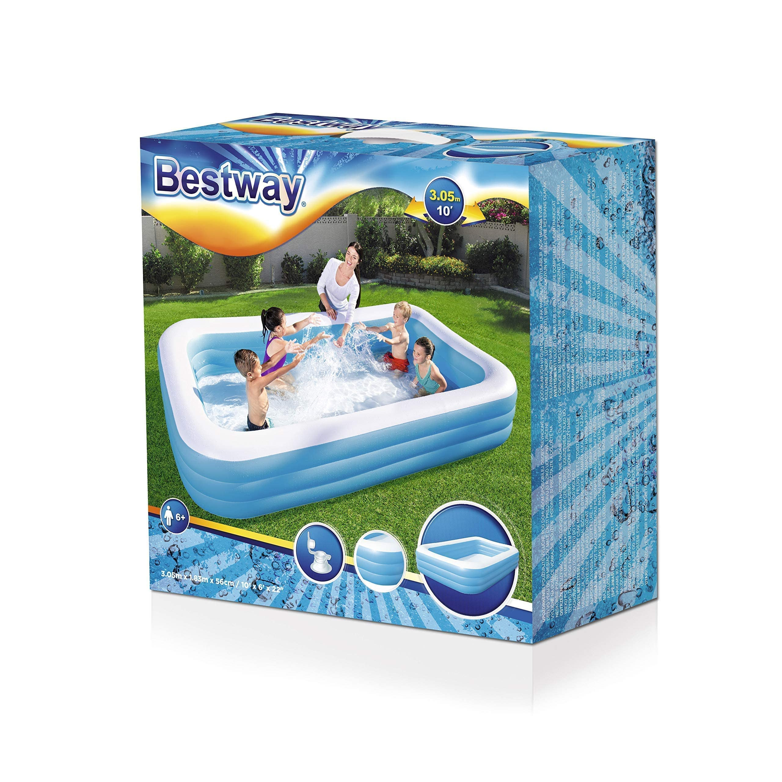 PISCINA RECTANGULAR INFLABLE 54009