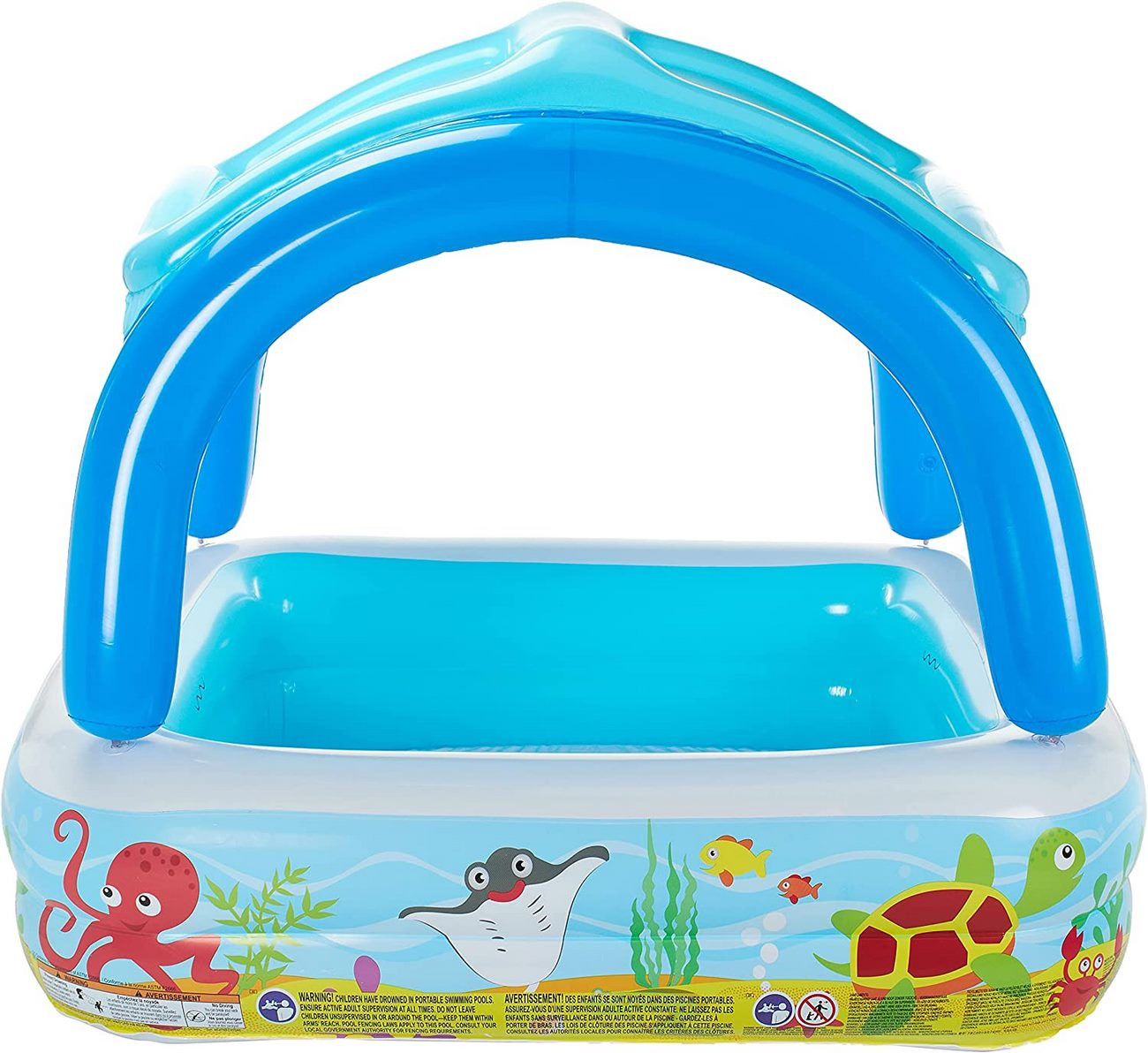 PISCINA CUADRADA INFLABLE CON TECH52192