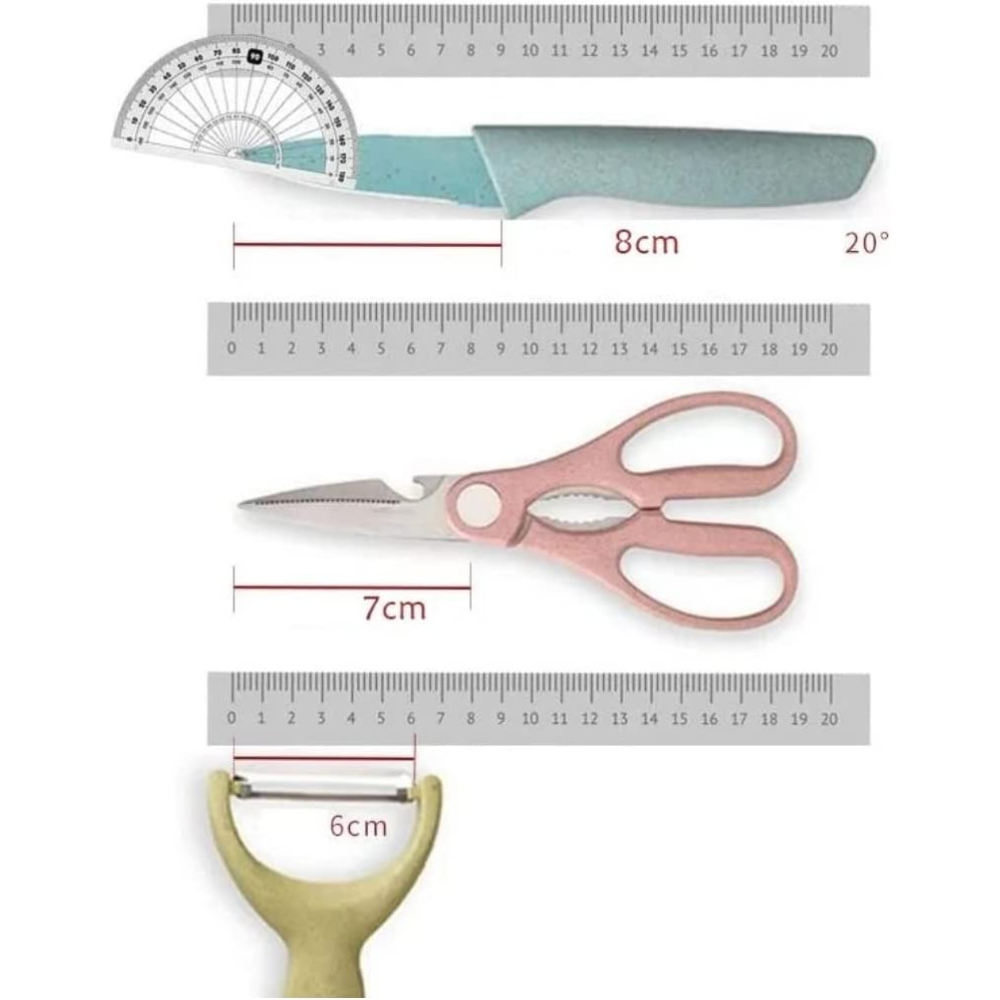 Set De Cuchillos De Cocina Multicolor - Imagen 7