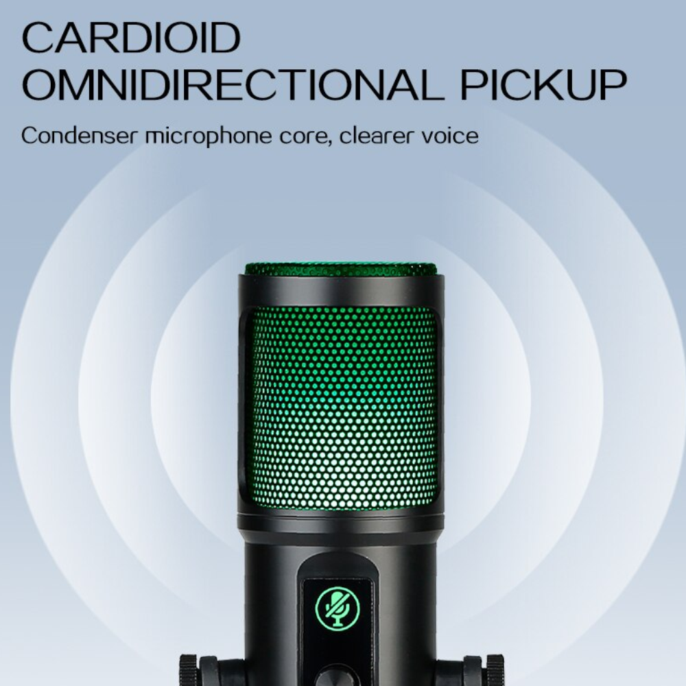 Micrófono Profesional Luz Rgb Pc Zx-776 - Imagen 5