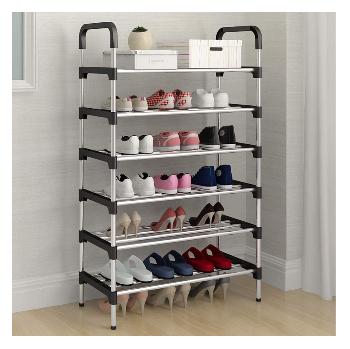 Organizador Rack Calzado Zapatero 6 nvel