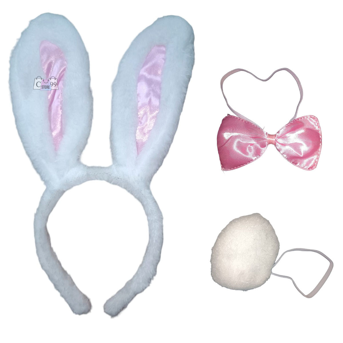 Kit Disfraz De Conejo para Mujer y Niñas