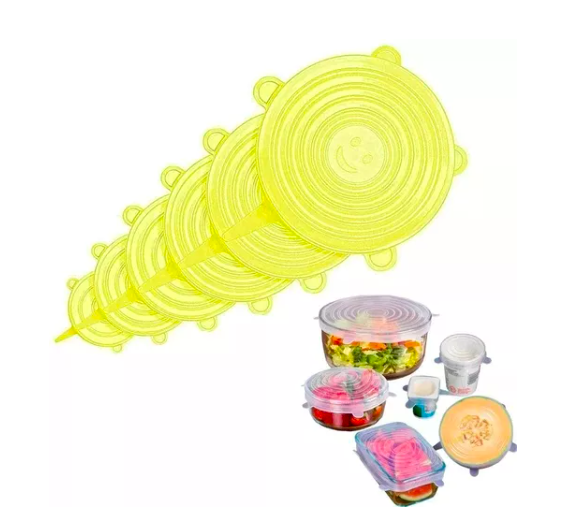 Tapas De Silicona Multiusos - Alimentos