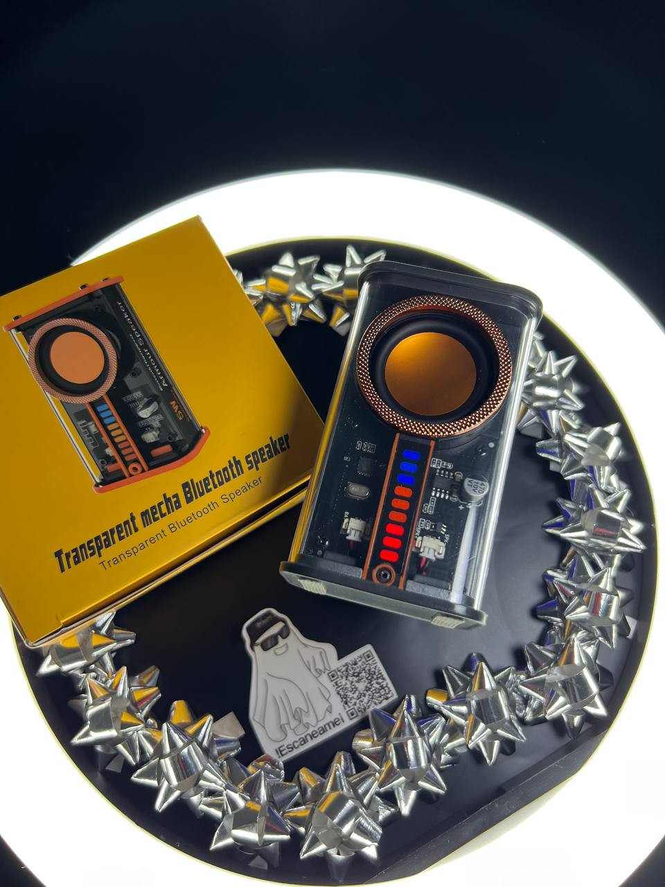 Bocina Bluetooth Inalámbrico Transparent