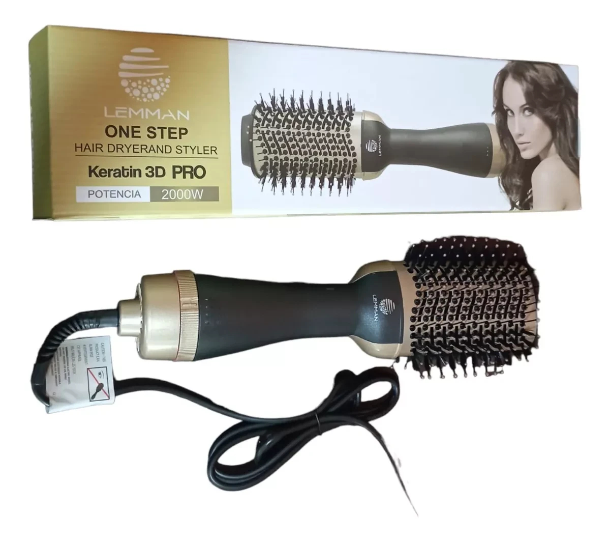 Cepillo Secador Lemman One Step Keratin - Imagen 4