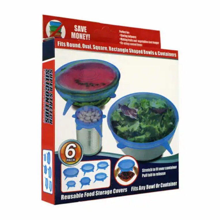 Funda Silicona Tapa Hermético x 6 pzas - Imagen 4