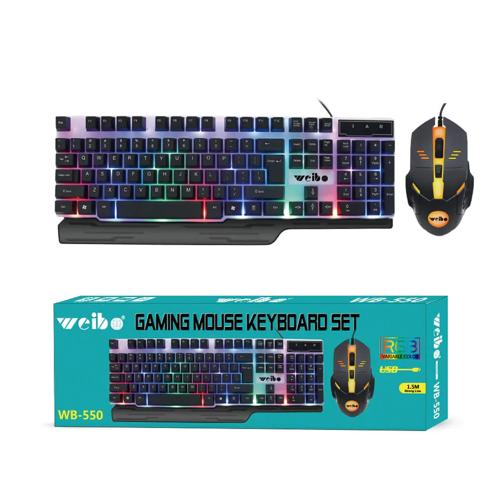 Combo Teclado Y Mouse Gamer 550