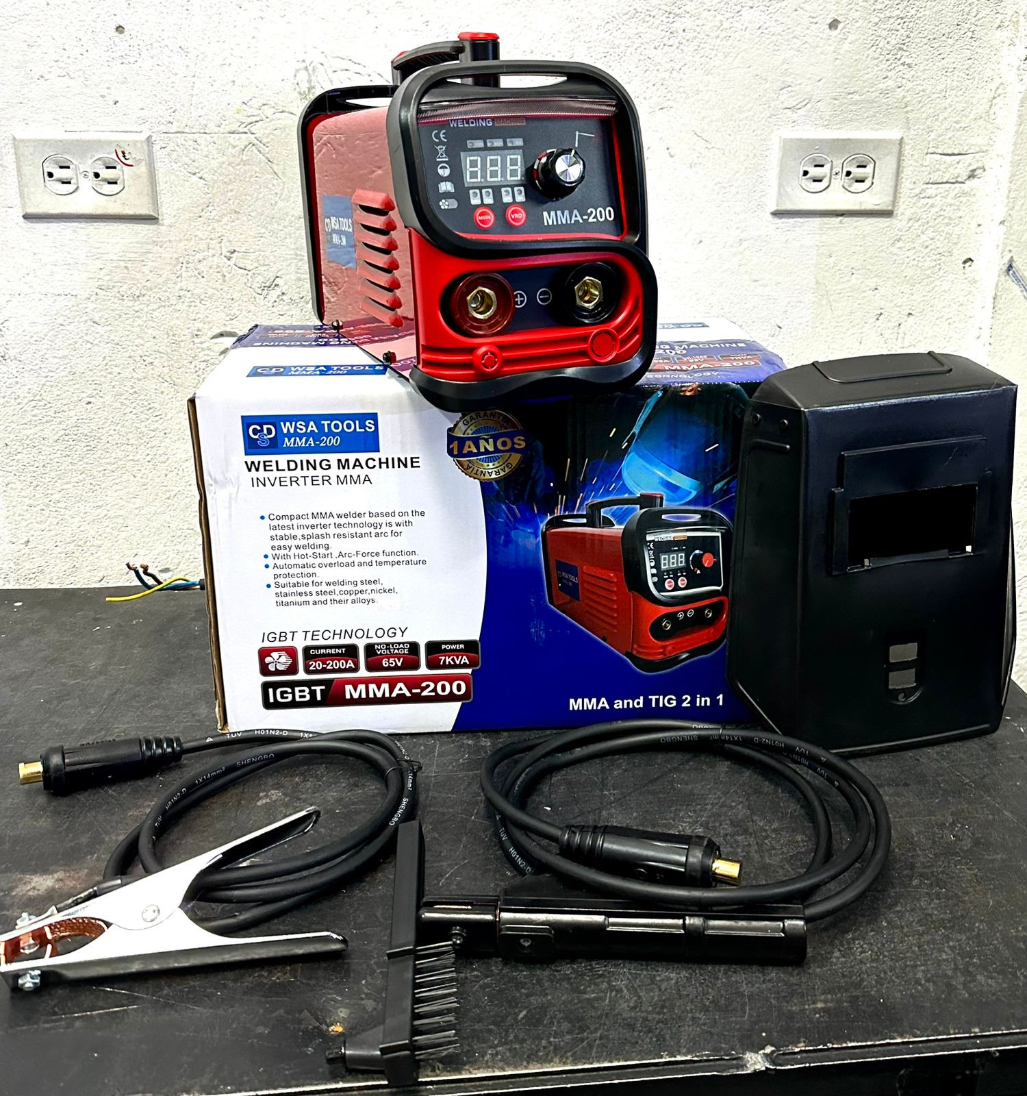 Inversor MMA-TIG 200AMP 2T