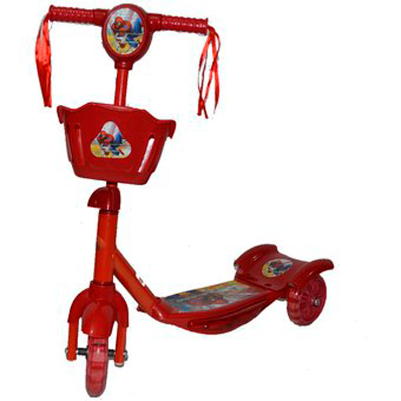 Patineta Musical Canasta Listones Luces