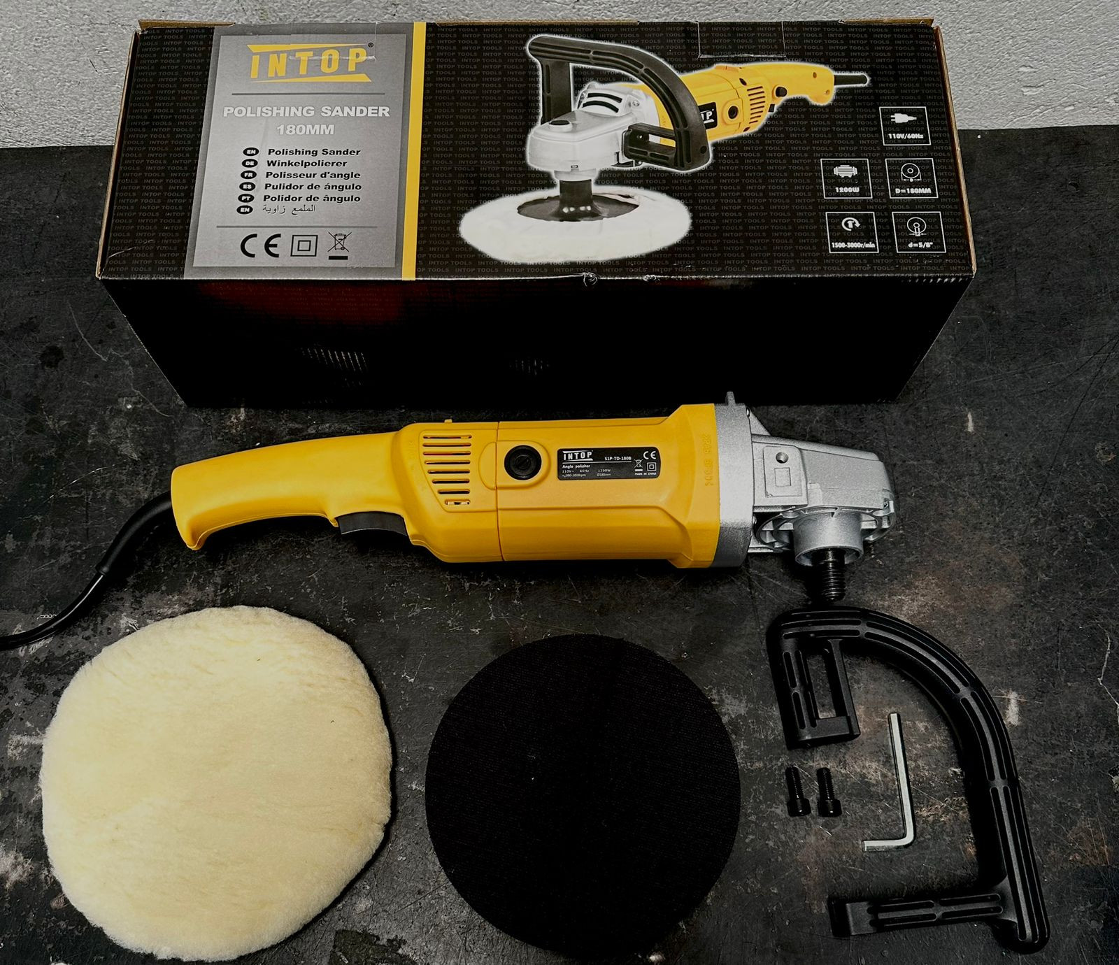 Polichadora Intop 1400W Con Pomo-