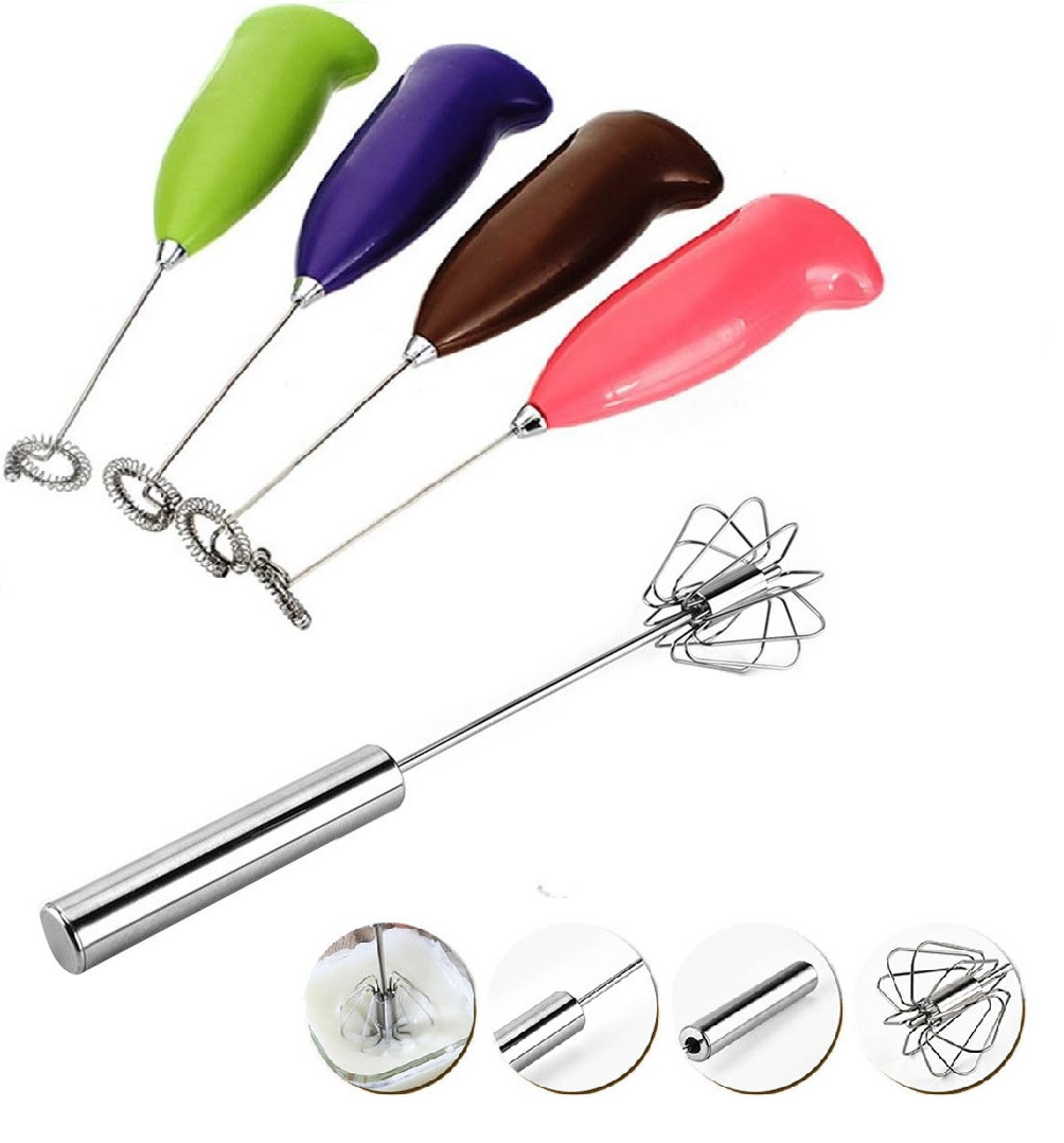 combo batidor manual + batidor de huevos