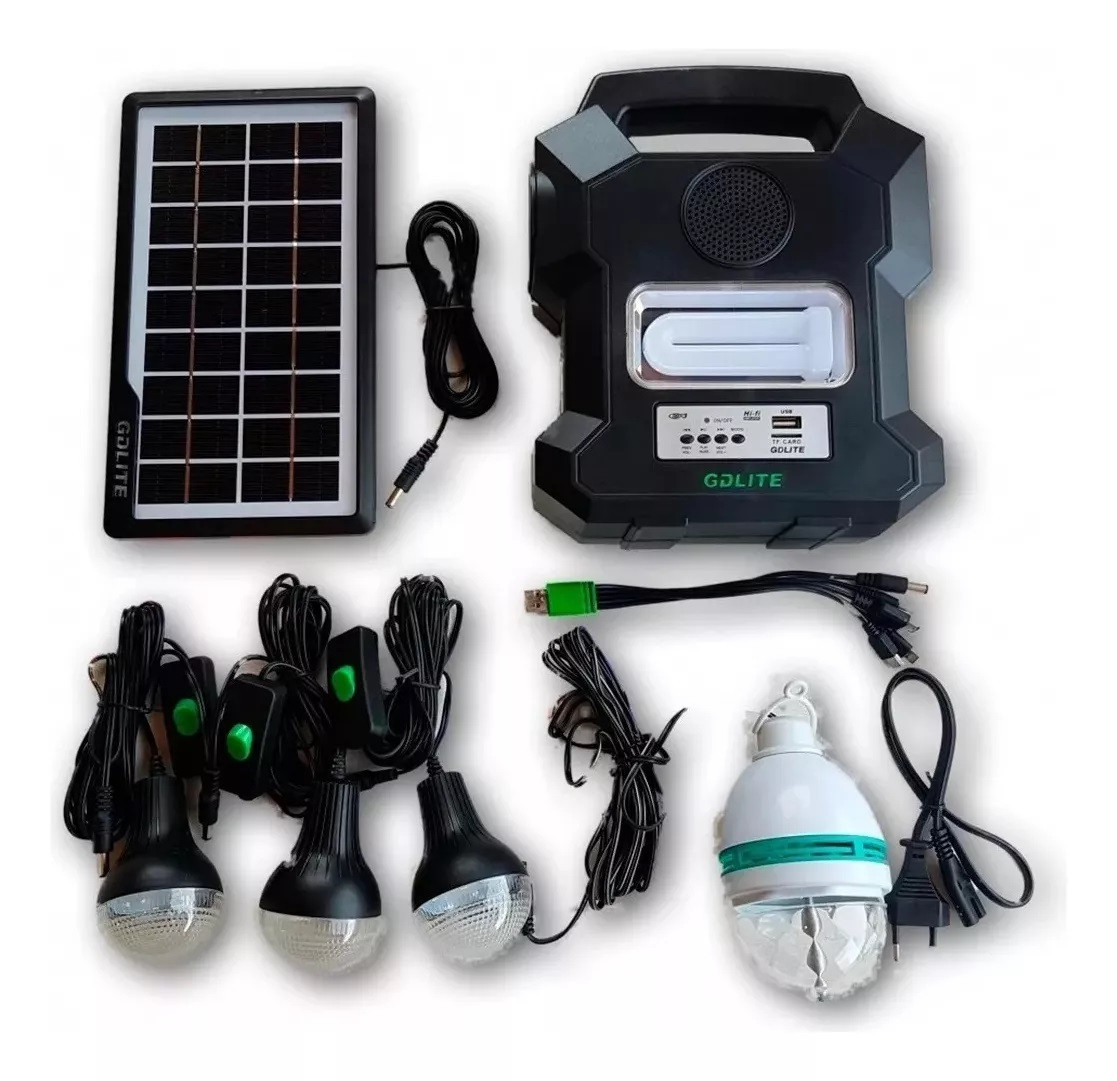 Kit Panel Solar Radio Bluetooth GD1000