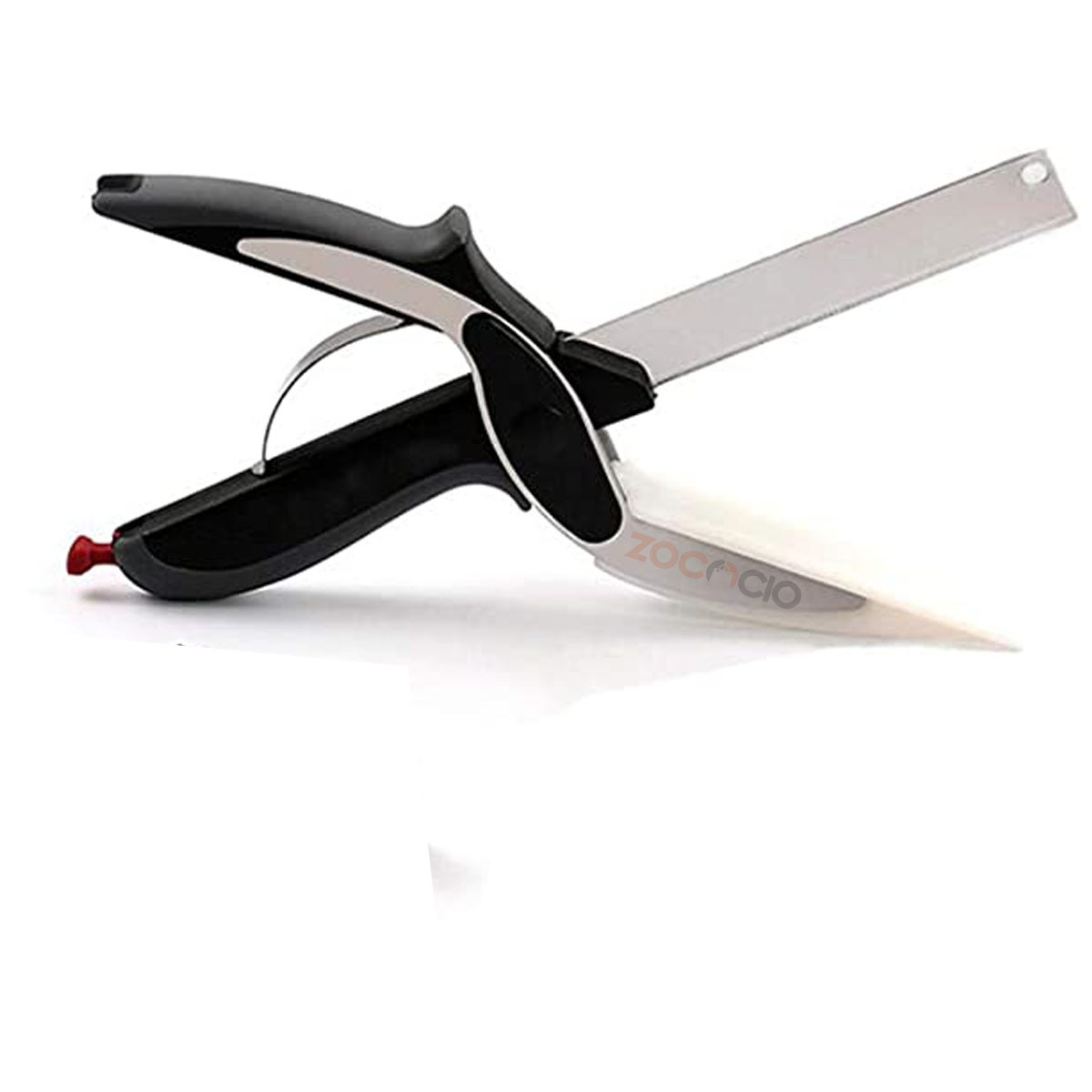 Cuchillo Tijera Con Tabla De Picar Pica