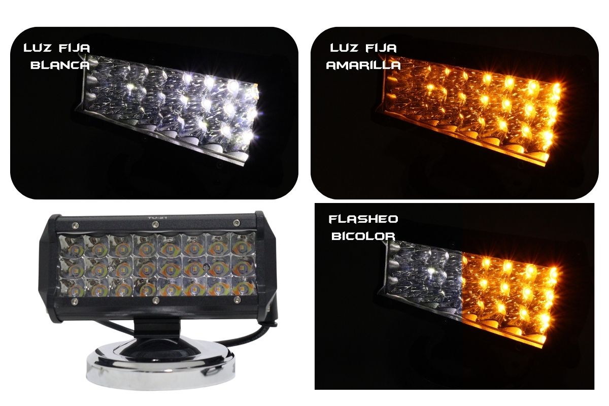 EXPLORADORA DUAL COLOR 24 LED PAR