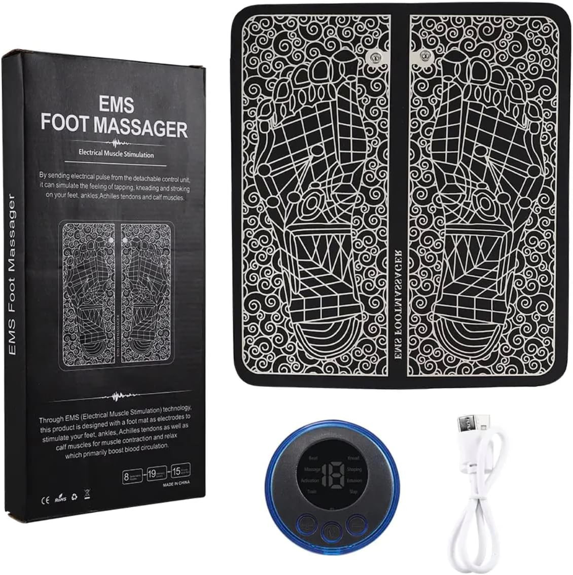 TAPETE MASAJEADOR ELECTROESTIMULADOR