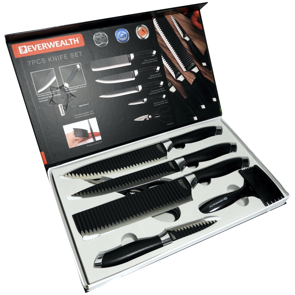 Juego De Cuchillos Cocina X6 Everwearlth