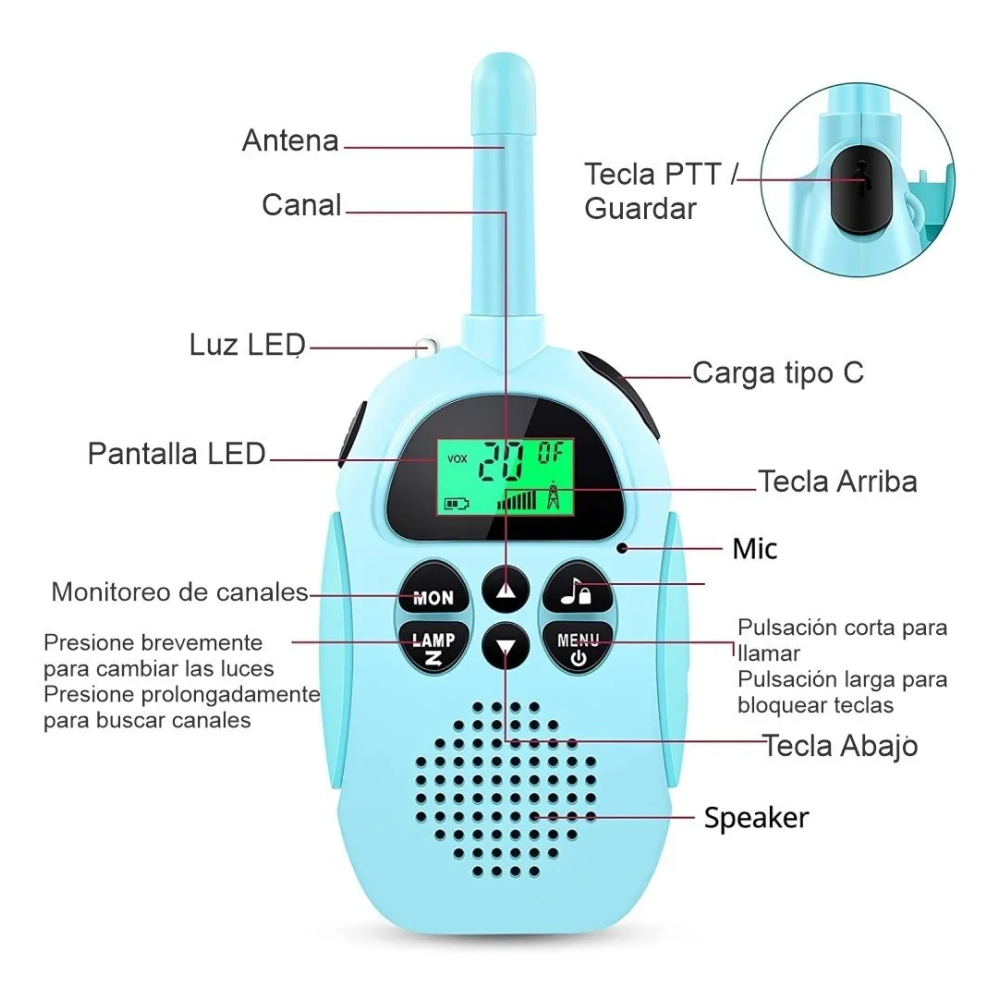 WALKIE TALKIE NIÑOS Y NIÑAS - Imagen 5