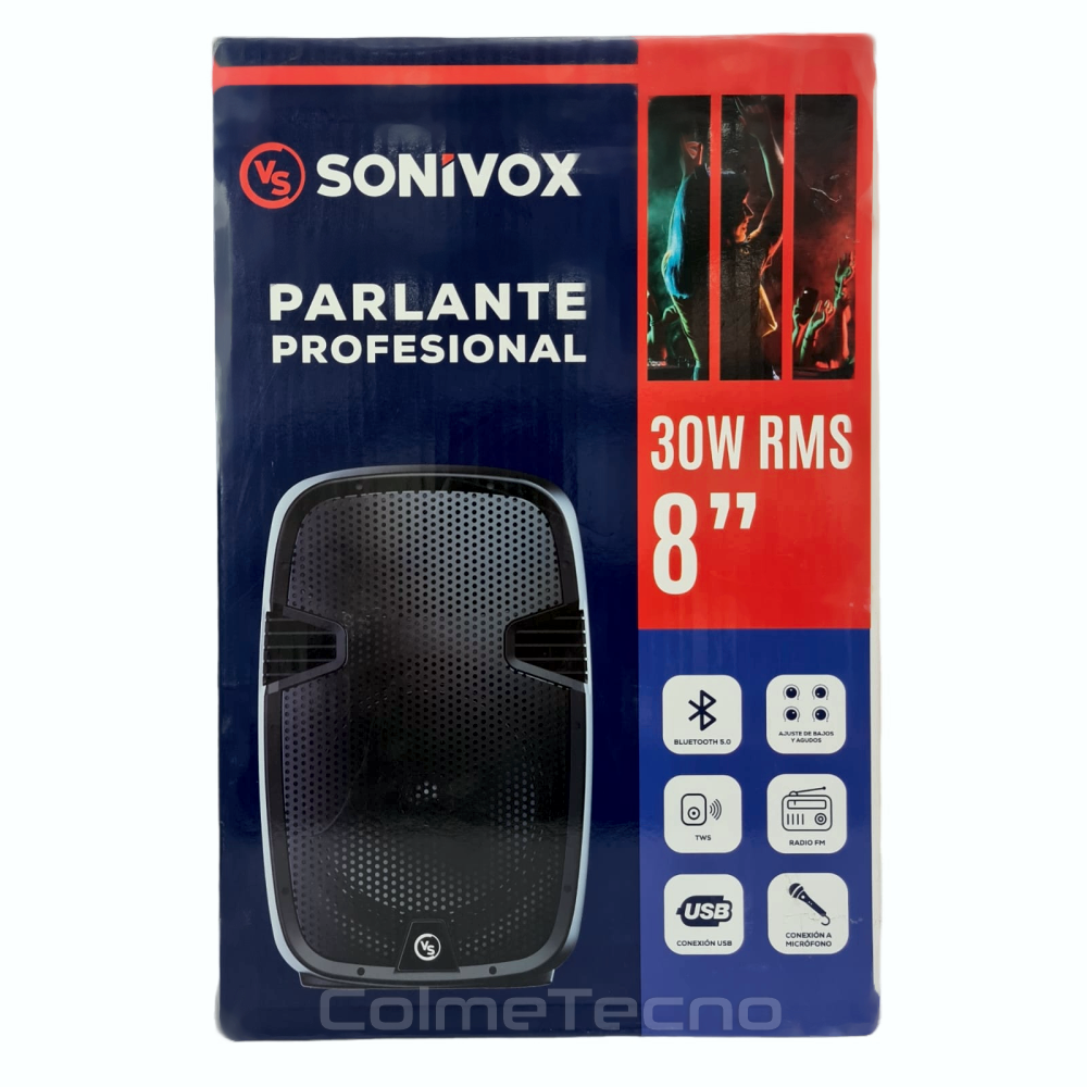 Cabina De Sonido Sonivox VS-AC708NB - Imagen 5