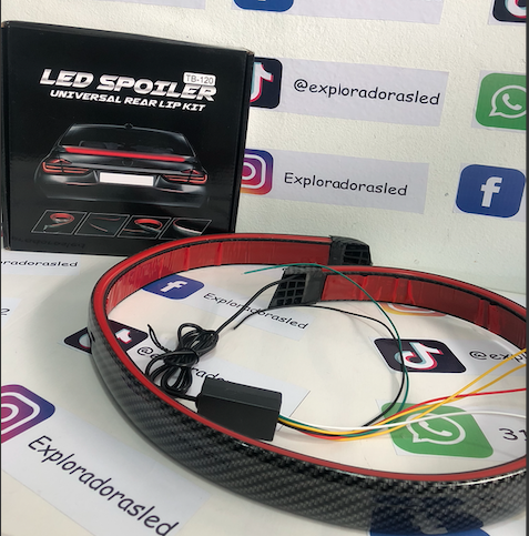 Spoiler Fibra de carbono para baúl tb120