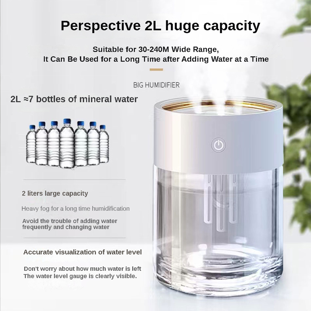 Humidificador grande de 2 Litros