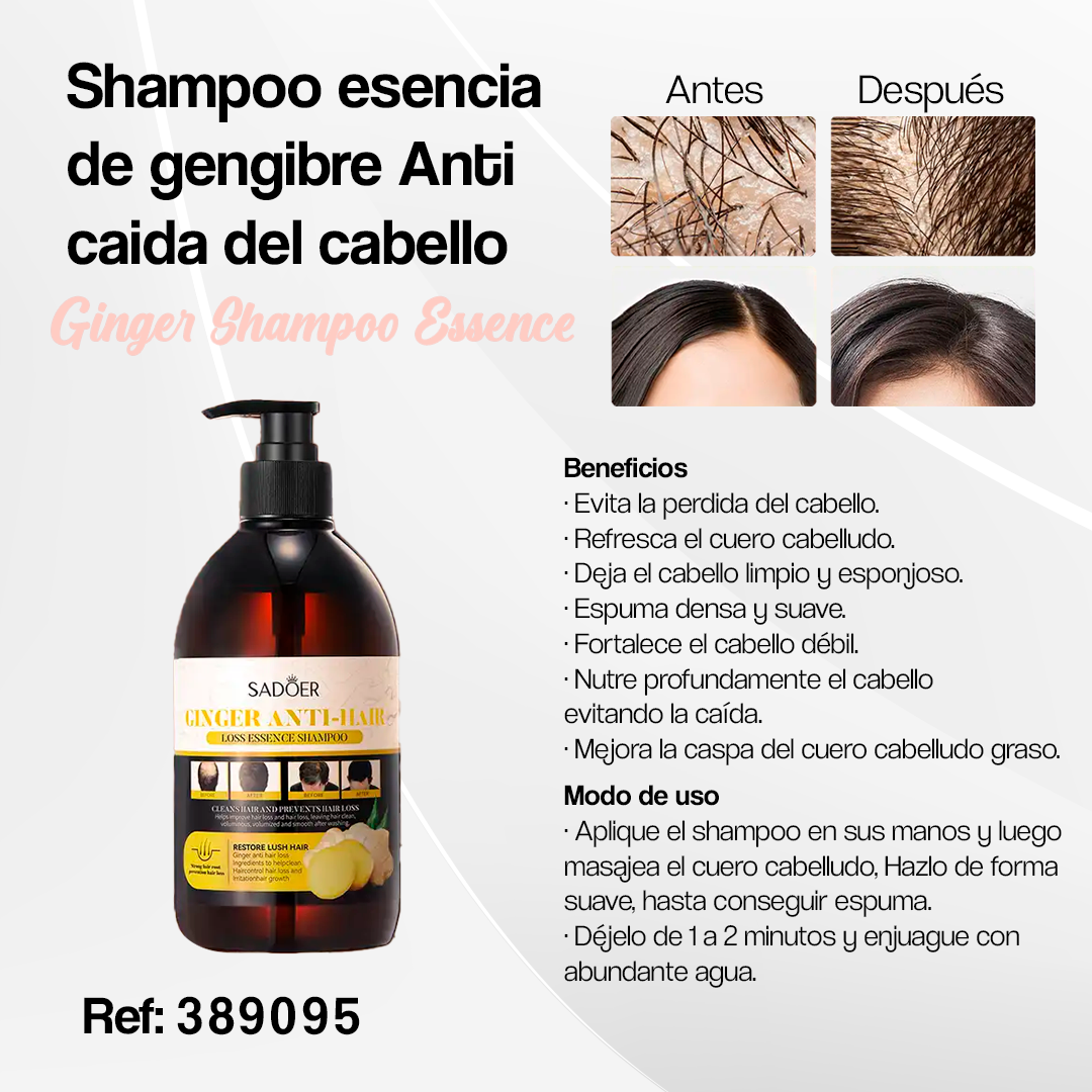 389095-SHAMPOO ESENCIA DE GENGIBRE