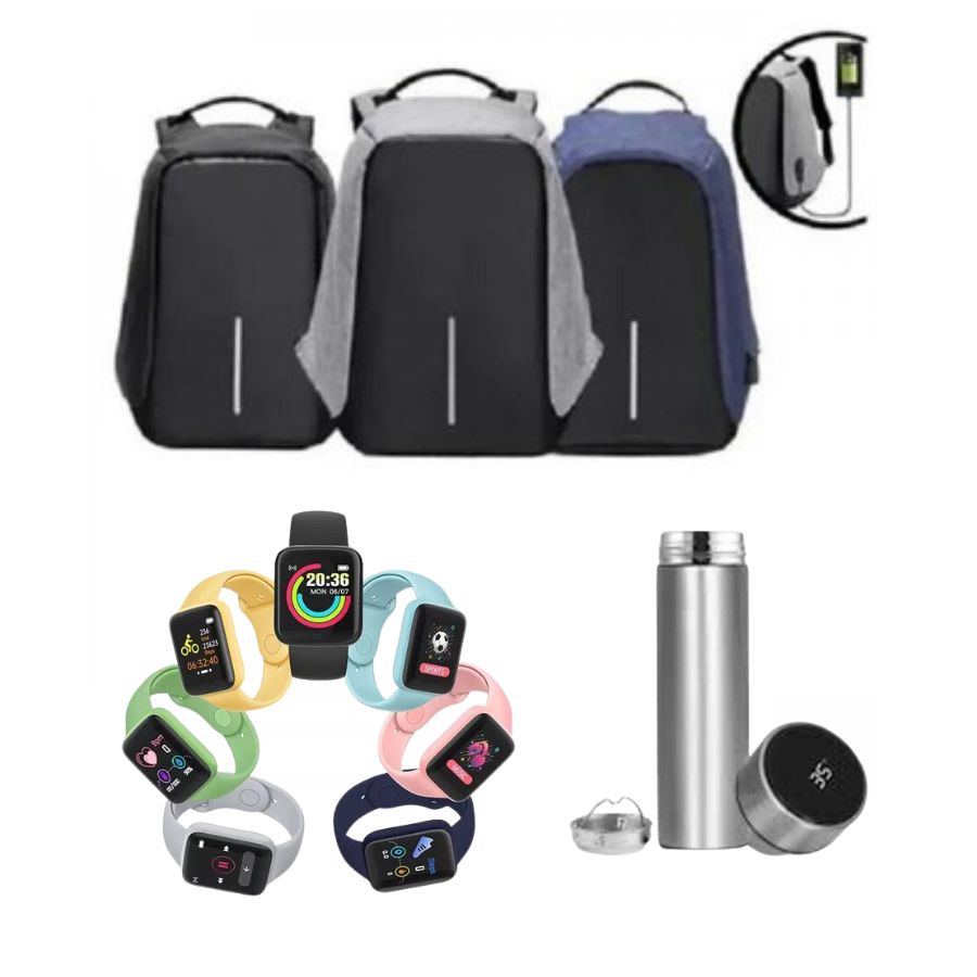 Maleta Antirrobo+Termo Pantalla+RelojY68