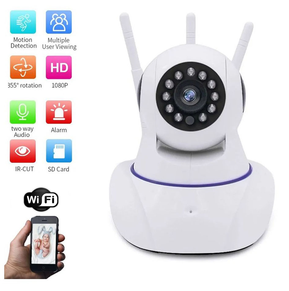 Camara Ip Wifi 360° Vision Nocturna 3 An