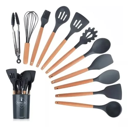 Set X12 Utensilios Cocina Silicona