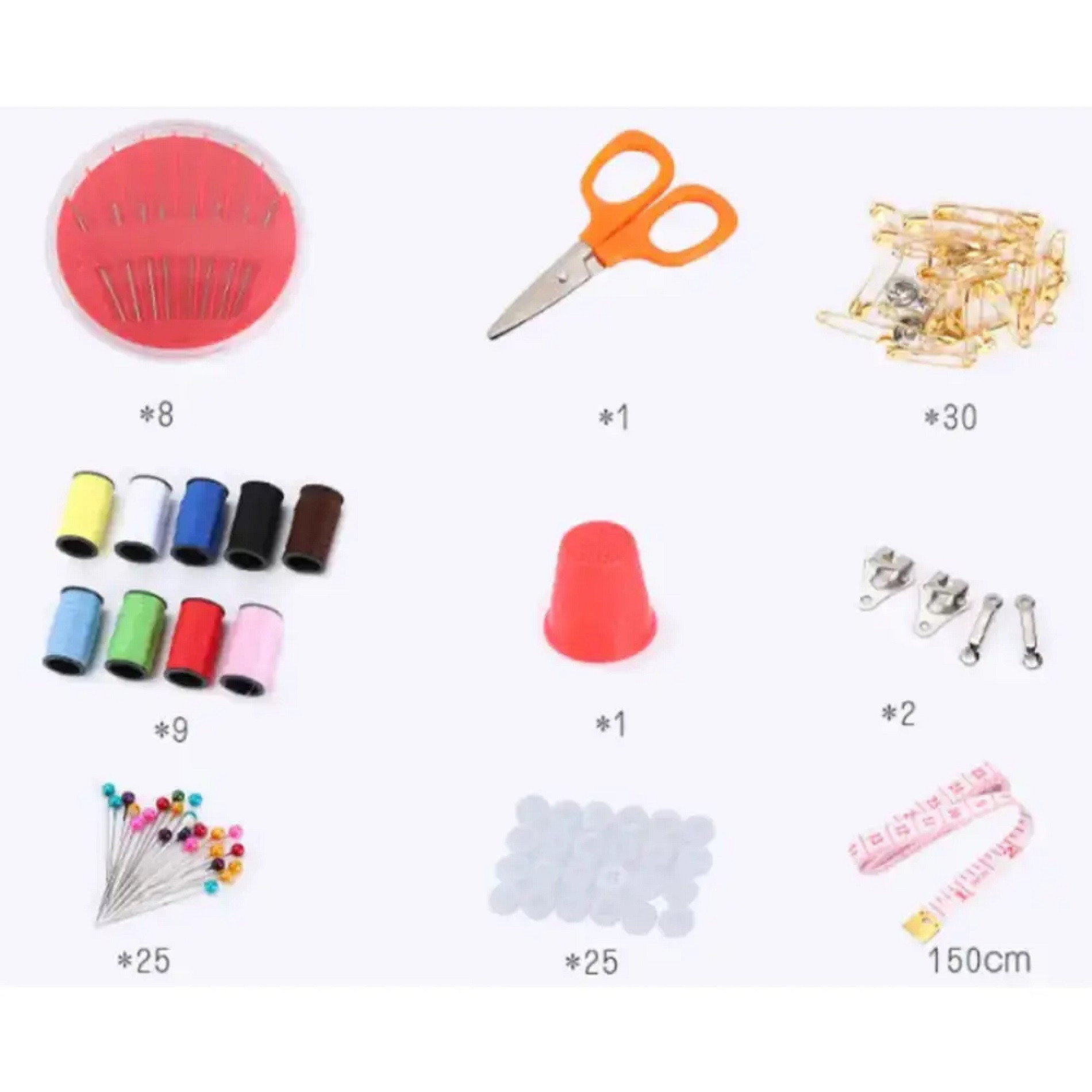 MINI KIT DE COSTURA PORTÁTIL VIAJERO