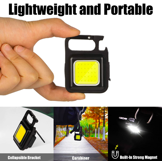 MINI LINTERNA LLAVERO LED PORTATIL USB - Imagen 3