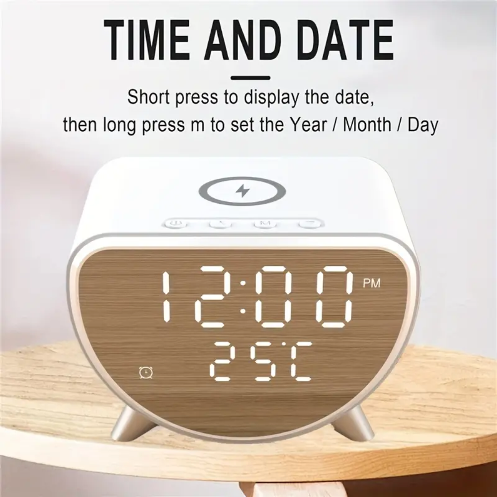 Reloj Despertador Base carga inalambrica - Imagen 5