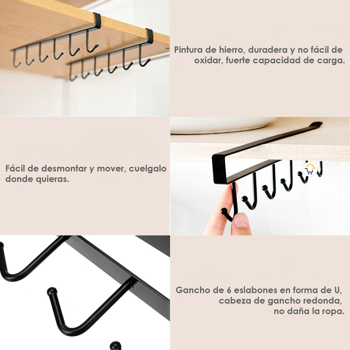 Soporte Para Tazas y Vasos Cocina PCCG