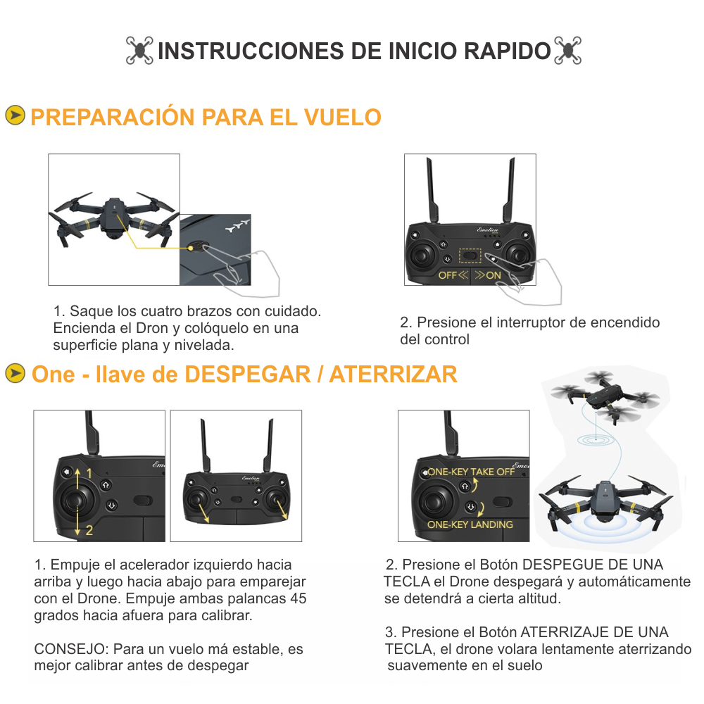 Drone Plegable Con Cámara Wifi 2.4g 998w - Imagen 8