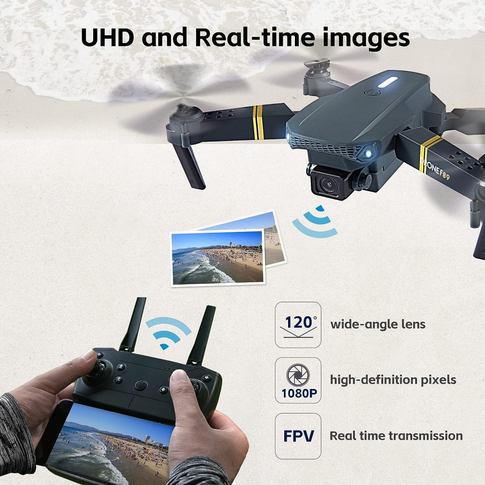 Drone Plegable Con Cámara Wifi 2.4g 998w - Imagen 2