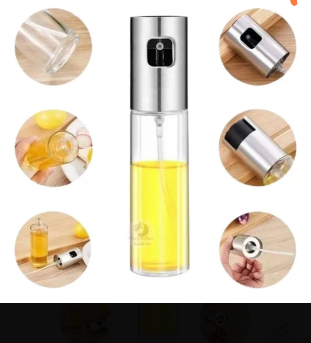 Botella Dispensador Atomizador Aceite Vi