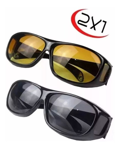Juego 2 Gafas Lentes Hd Vision Filtro Uv