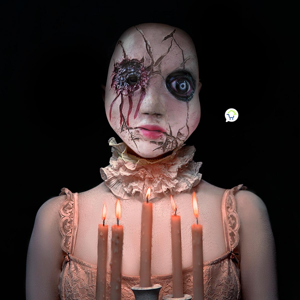 Máscara De Muñeca Asesina OF-616 - Imagen 5