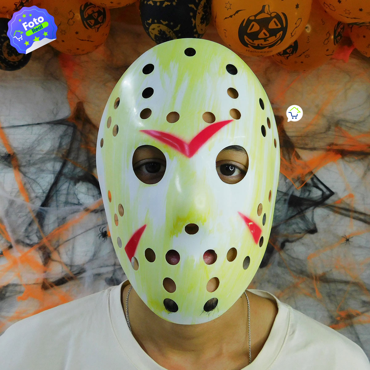 Máscara Asesino Jason Halloween H-038