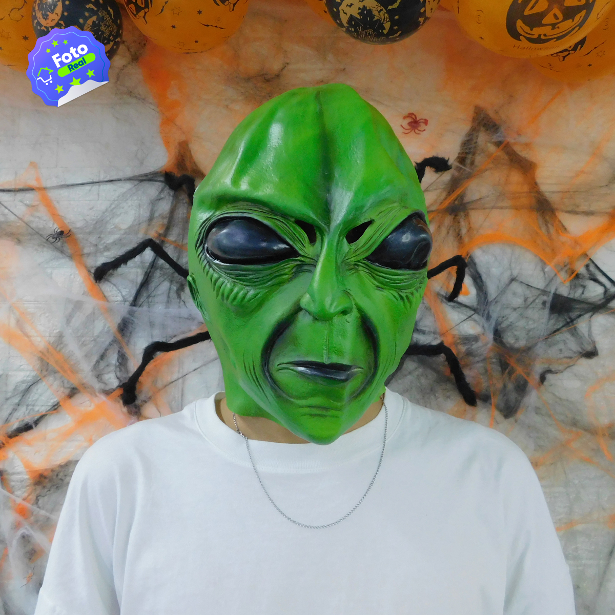 Máscara De Alíen Látex Halloween OF-623