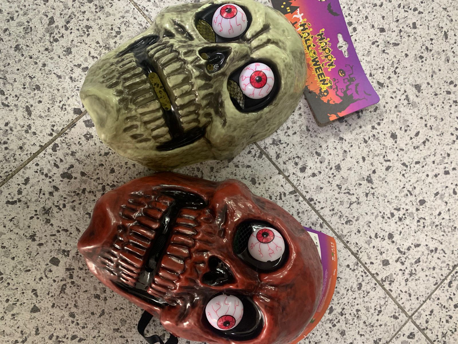 Mascara Ojos escualizable Halloween