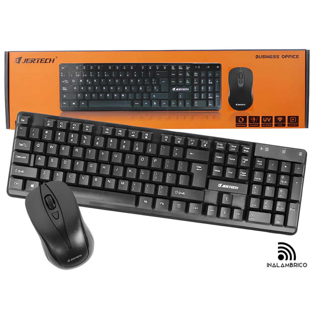 KM300 TECLADO Y MOUSE INALAMBRICO JERTEC