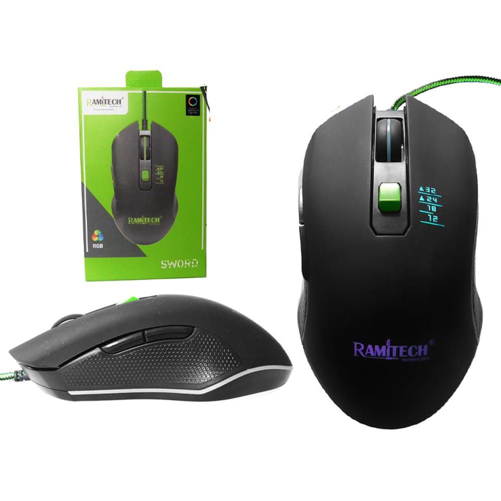 RAM-MJ4 MOUSE GAMER DE CABLE RAMITECH