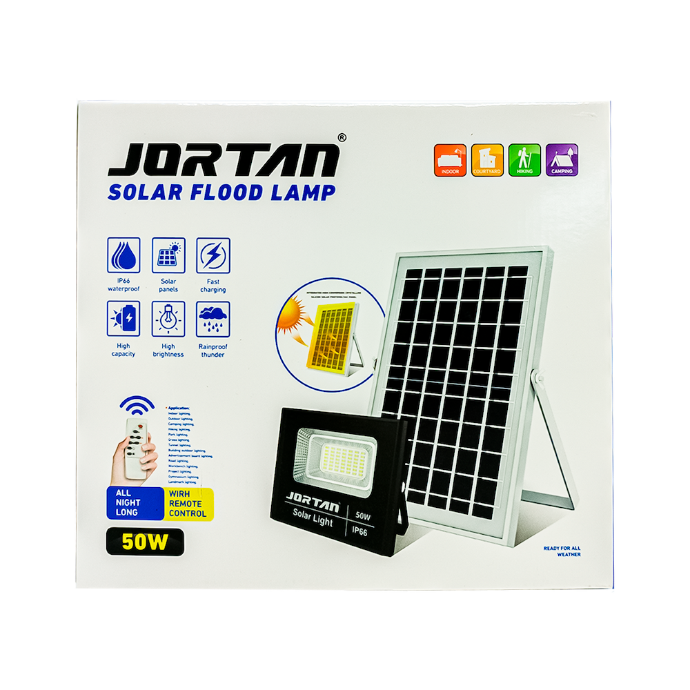 Reflector 50w + Panel Solar JORTAN